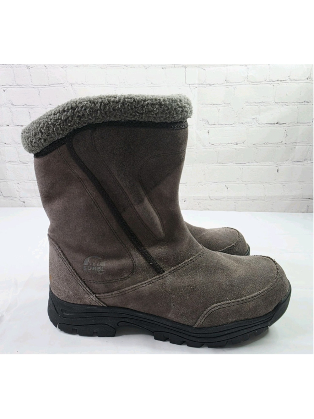 SOREL WATER FALL 8" Waterproof Leather Winter Snow Boots Women's Size 11